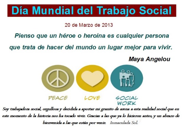 Día Mundial del Trabajo Social