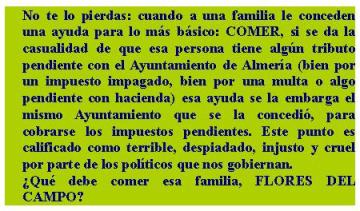 el ayto almería se qeuda con las ayudas por impuestos